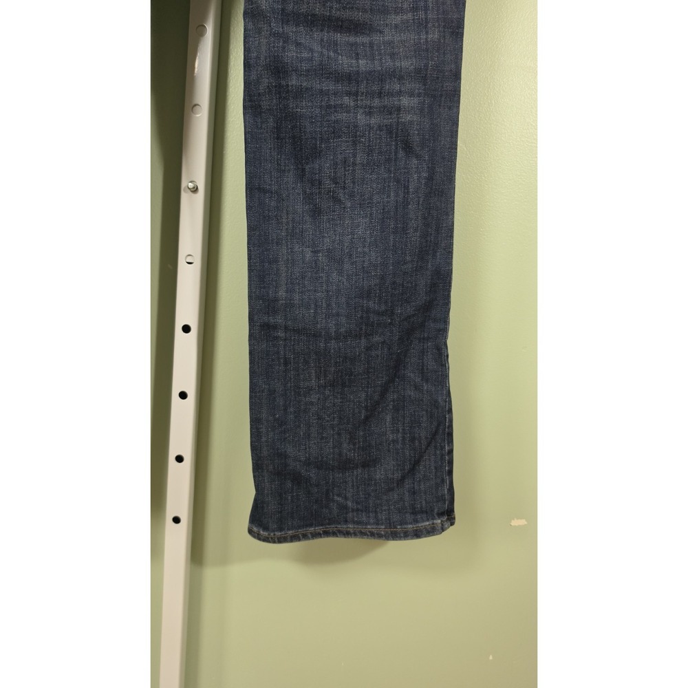 WhiteHouseBlackMarket The Everyday Soft Mid Rise Dark Wash Boot Jeans Size 12 - Picture 6 of 9